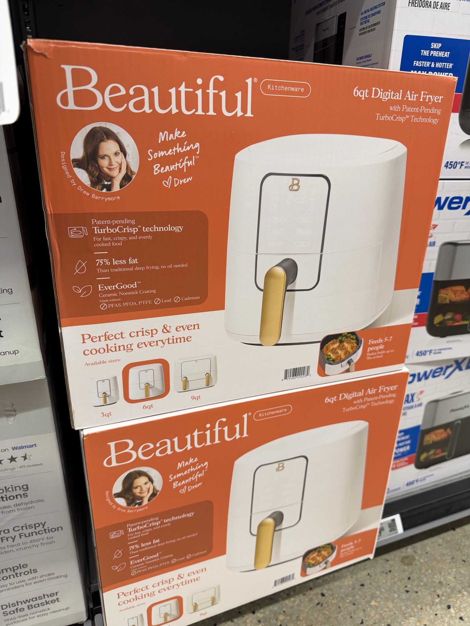 Walmart deals are live! Beautiful 6 quart air fryer now on deal. #walmarthome

#LTKHome