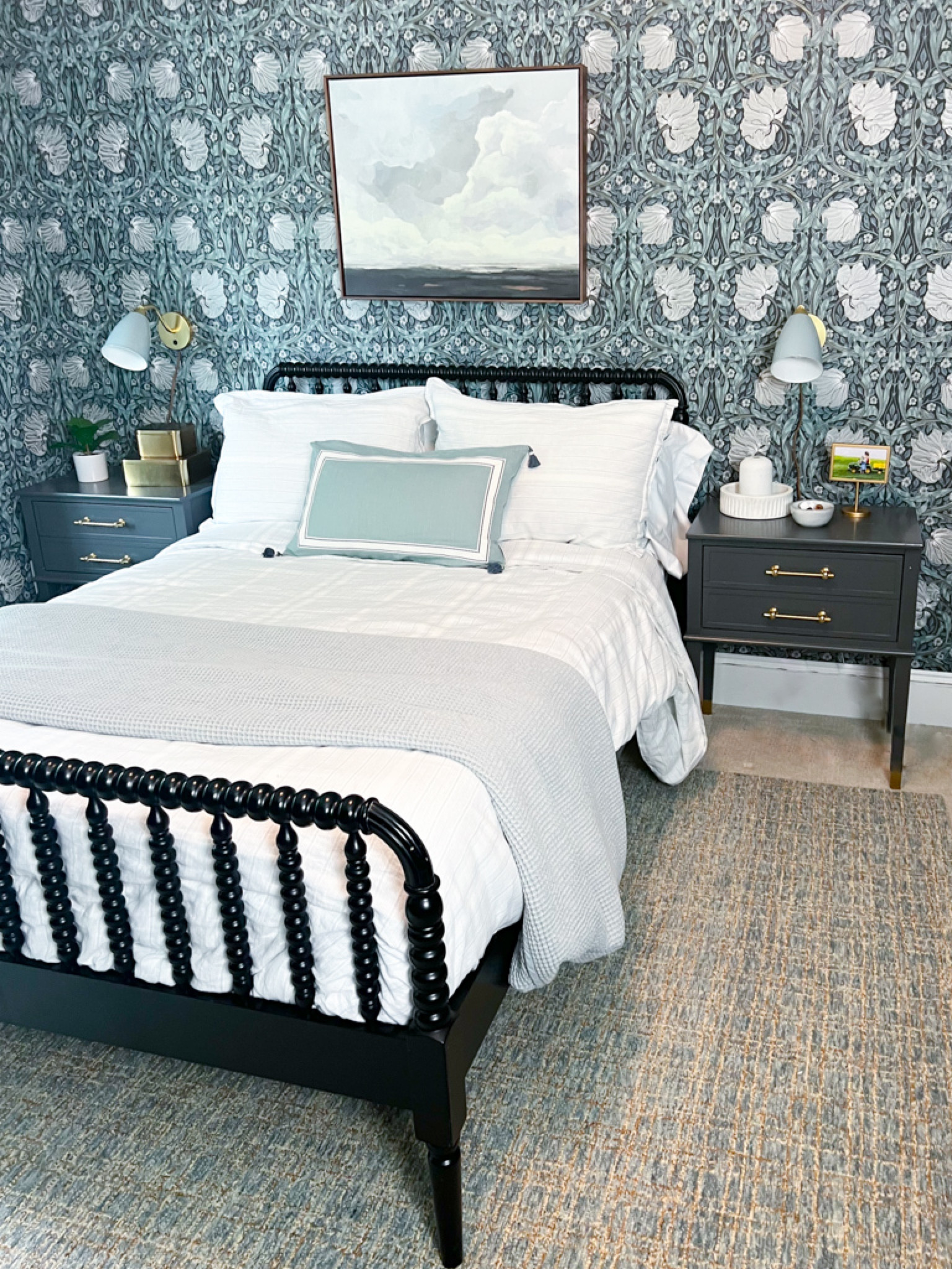 Love how this room turned out!

Wallaper, spindle bed, Rejuvenation, Anthropologie, rugs direct, Amazon, cloud art, 

#LTKkids #LTKsalealert #LTKstyletip