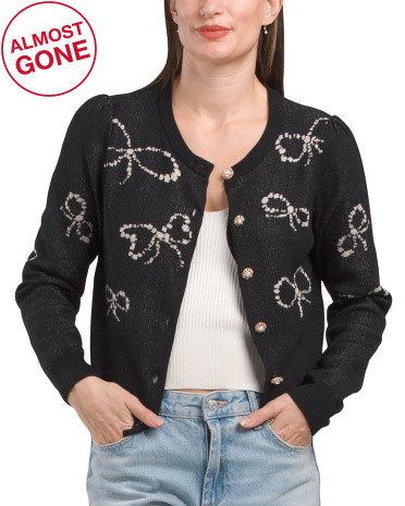 Liden Bow Cardigan | TJ Maxx