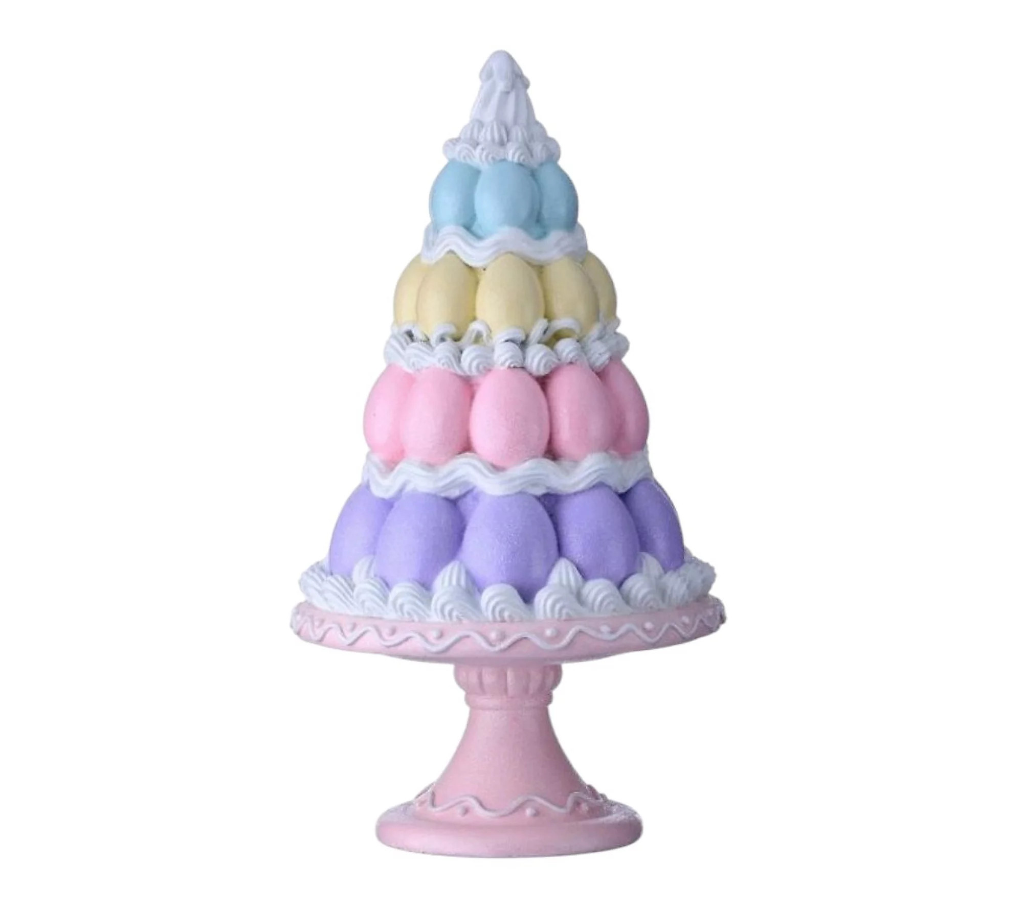 RC Home Decor- 14"" Pastel Easter Egg Topiary on Pedestal | QVC