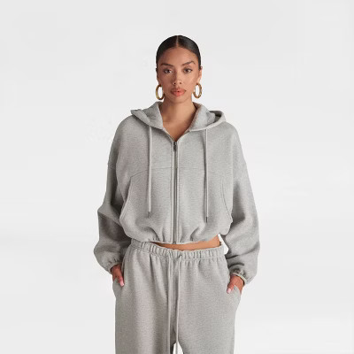 KBB by KAHLANA Women's 'The Zip-Up Hoodie'- Heather Gray XS | Target
