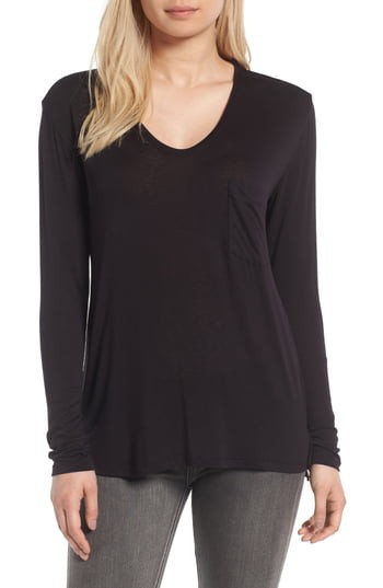 Women's Bp. Pocket Tee, Size XX-Small - Black | Nordstrom