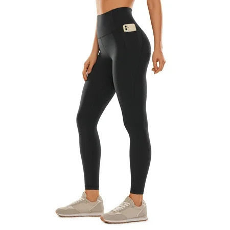 CRZ YOGA Womens Butterluxe Workout Leggings 28 Inches High Waisted with Pockets | Walmart (US)