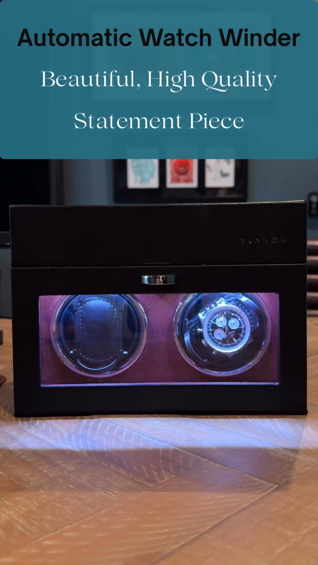 This watch winder is beautiful and functional. It’s a statement piece so you can display your beautiful watch collection  

#LTKBeauty #LTKHome #LTKFindsUnder100