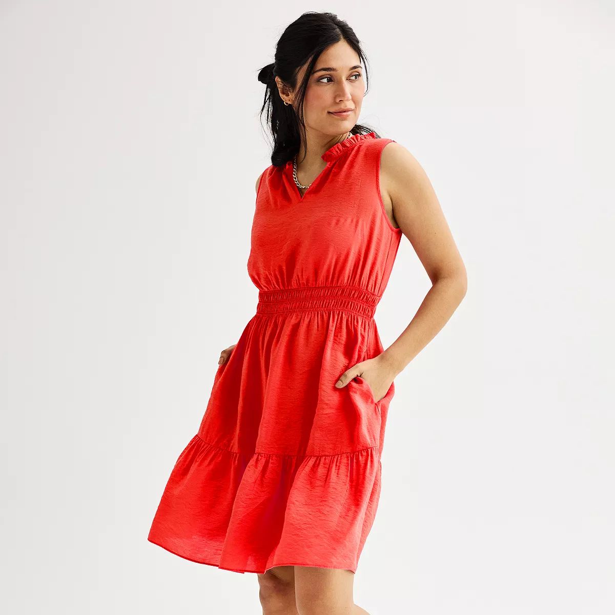 Women's Sonoma Goods For Life® Smocked Tank Dress | Kohl's