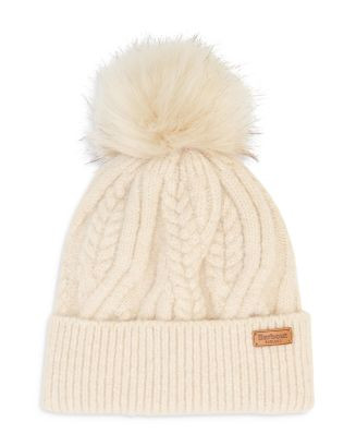 Barbour Elsdon Pom Pom Beanie Hat    | Bloomingdale's Jewelry & Accessories | Bloomingdale's (US)