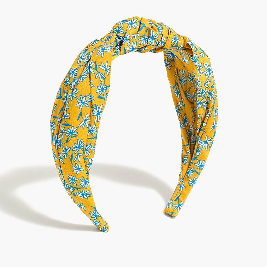 Printed knot headband | J.Crew Factory