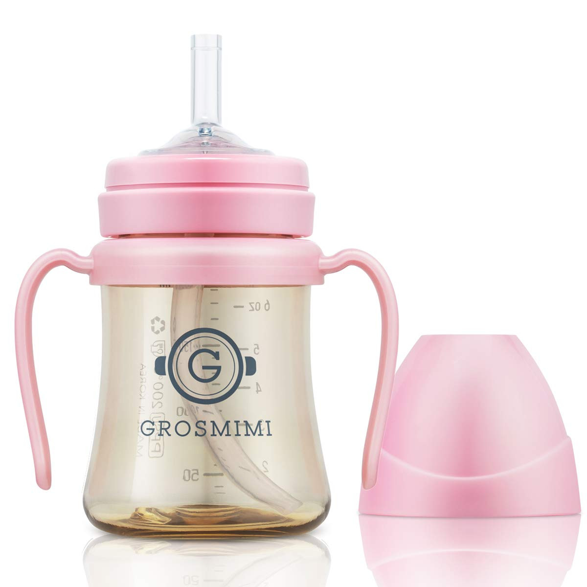 GROSMIMI Spill Proof no Spill Magic Sippy Cup with Straw with Handle for Baby and Toddlers, Custo... | Amazon (US)