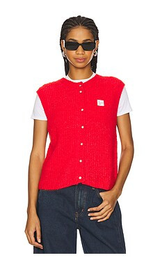 American Vintage East Sweater Vest in Piment Chine from Revolve.com | Revolve Clothing (Global)