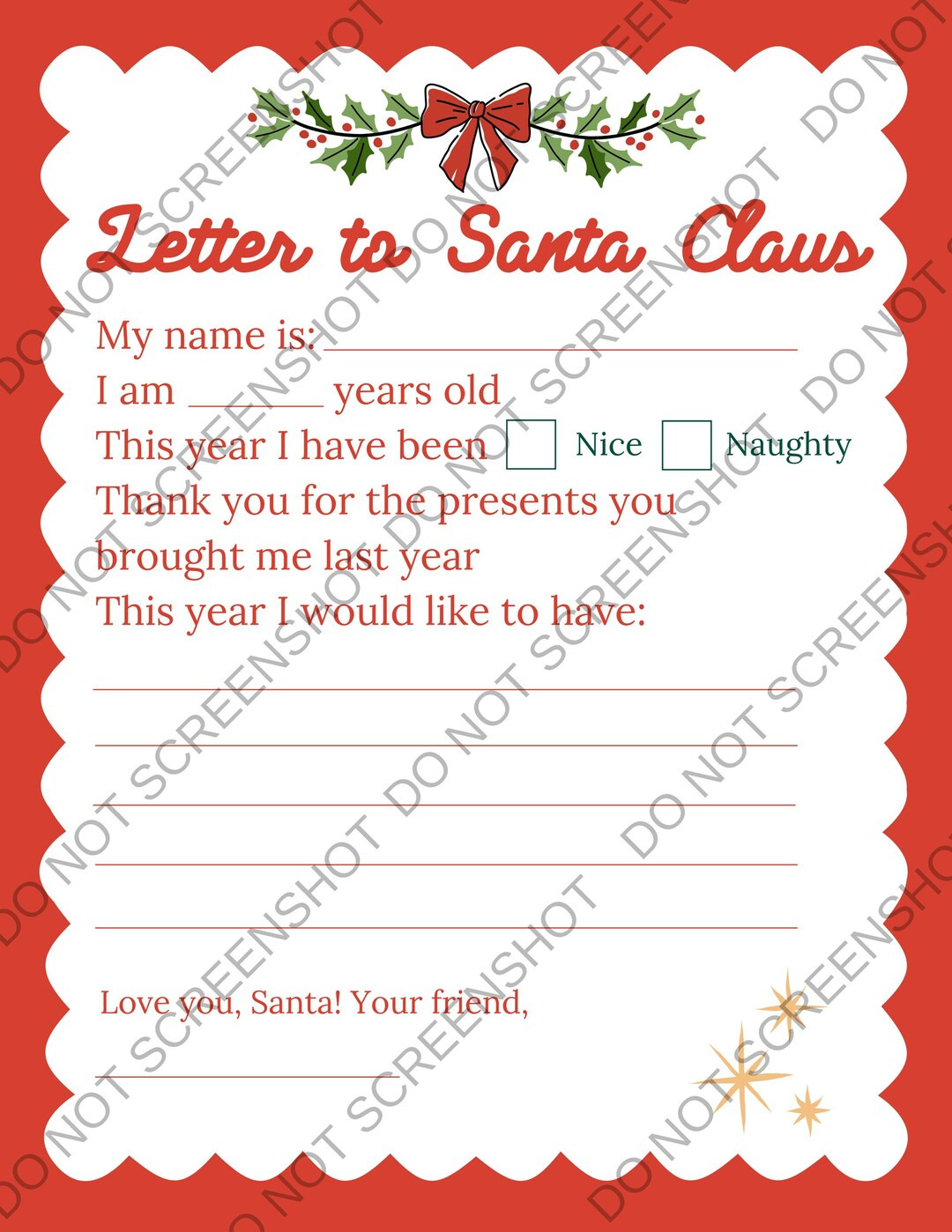 Letter to Santa, Santa Claus, Personalized Letter, Letter to the North Pole, North Pole Certified... | Etsy (US)