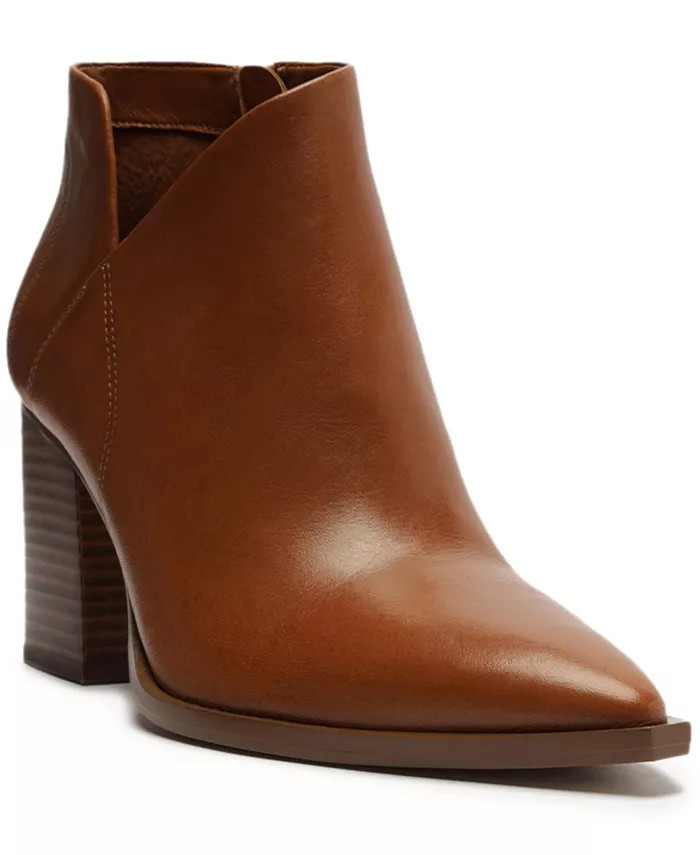 Women's Cora Low Block Booties | Macy's