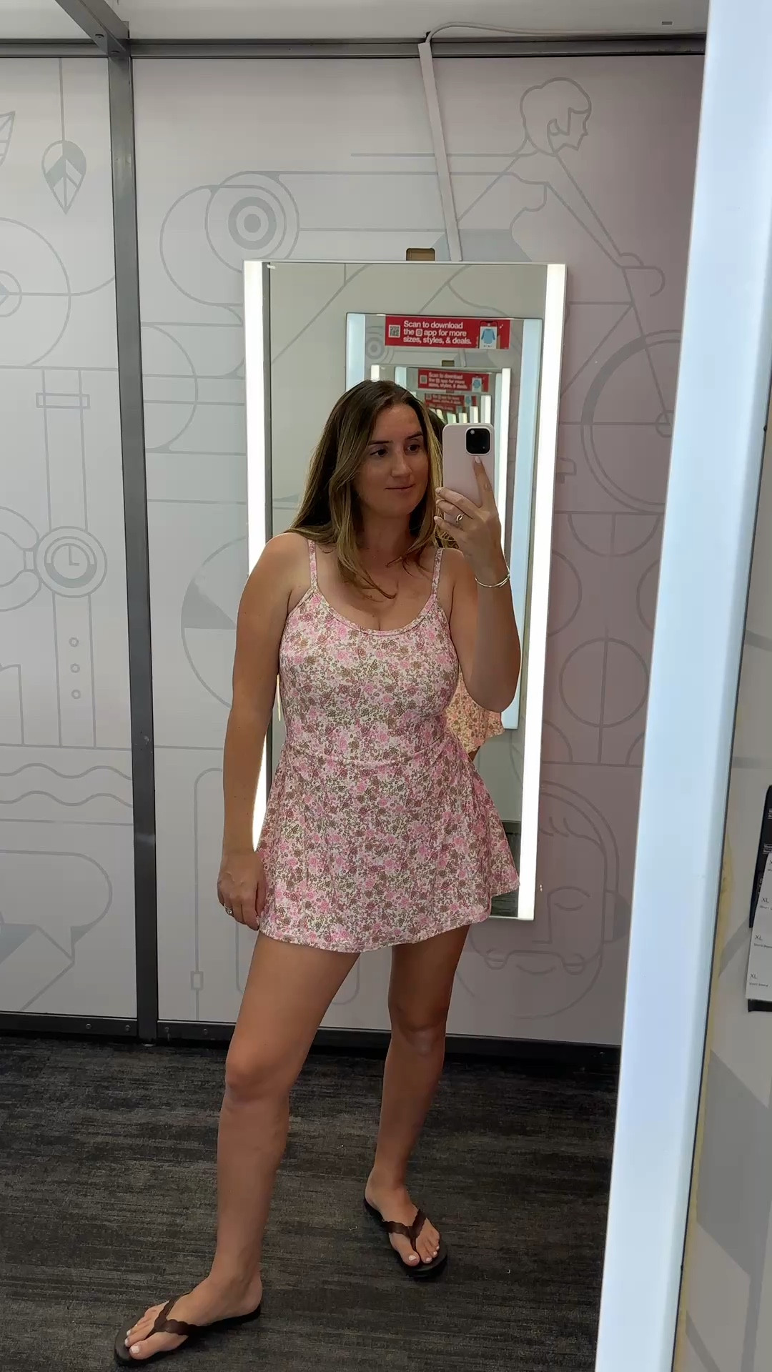 Floral printed tennis dress from target! Wearing a size large and should have sized down.

#LTKmomlife #LTKMidsize #LTKBaby