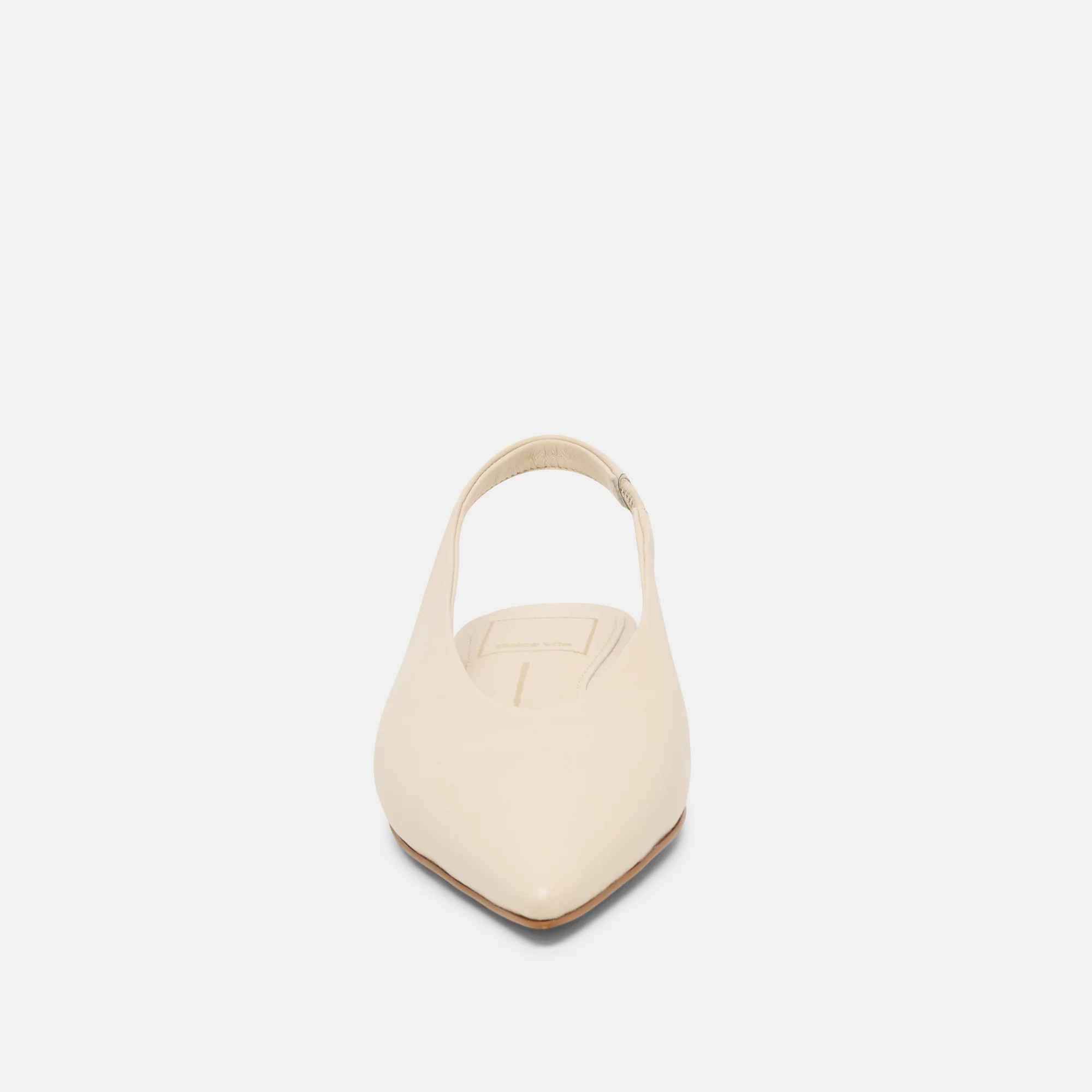 Kendle Flats White Leather | DolceVita.com