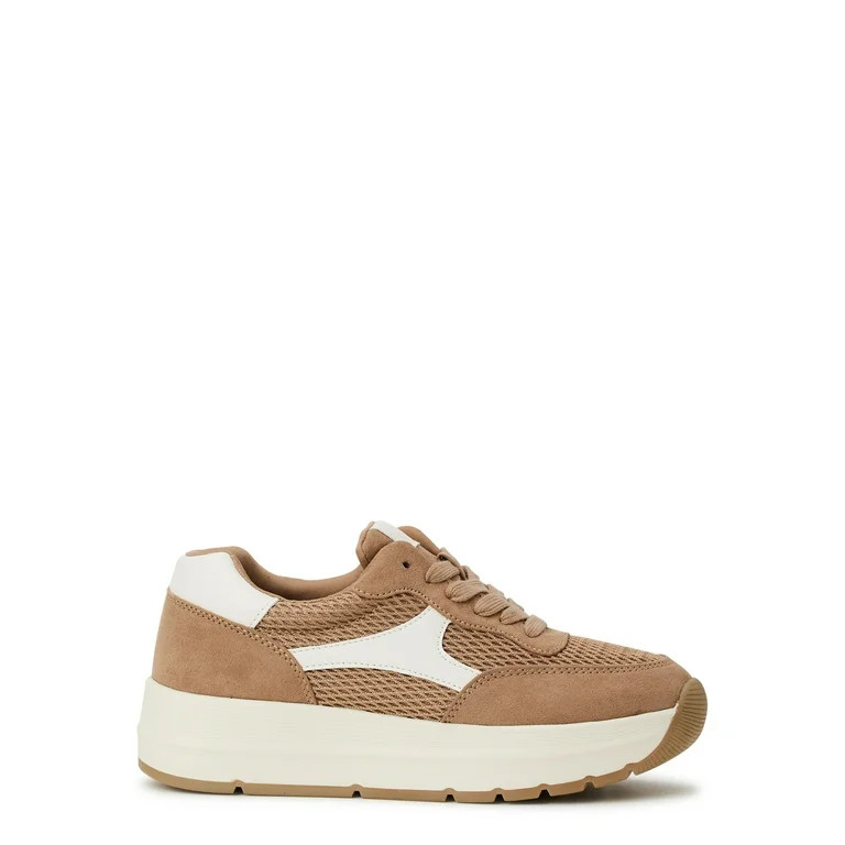 Time and Tru Women's Retro Platform Sneakers | Walmart (US)