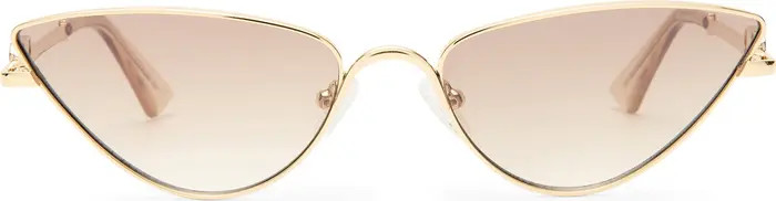 Le Specs The Soiree 60mm Mirrored Cat Eye Sunglasses | Nordstrom | Nordstrom