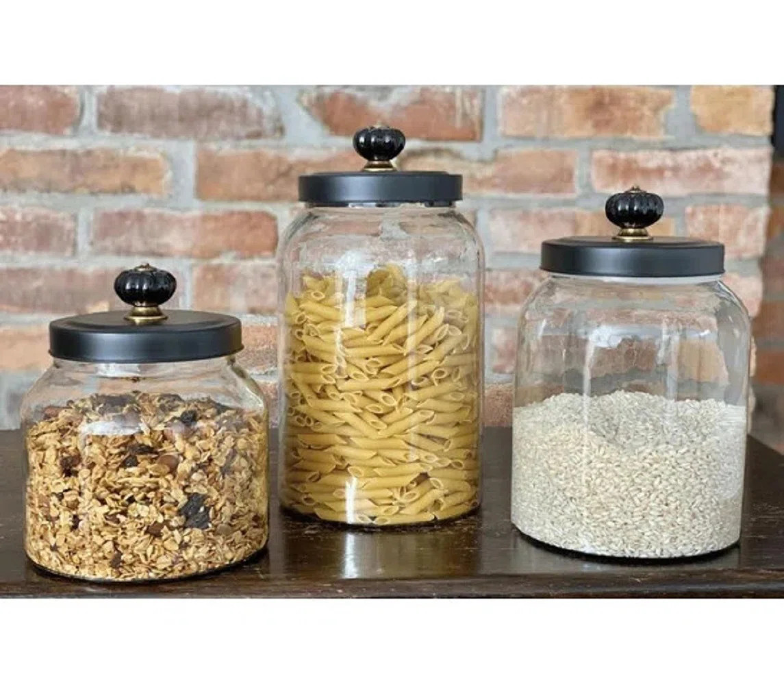Glass Canister - Set of 3 | Wayfair North America
