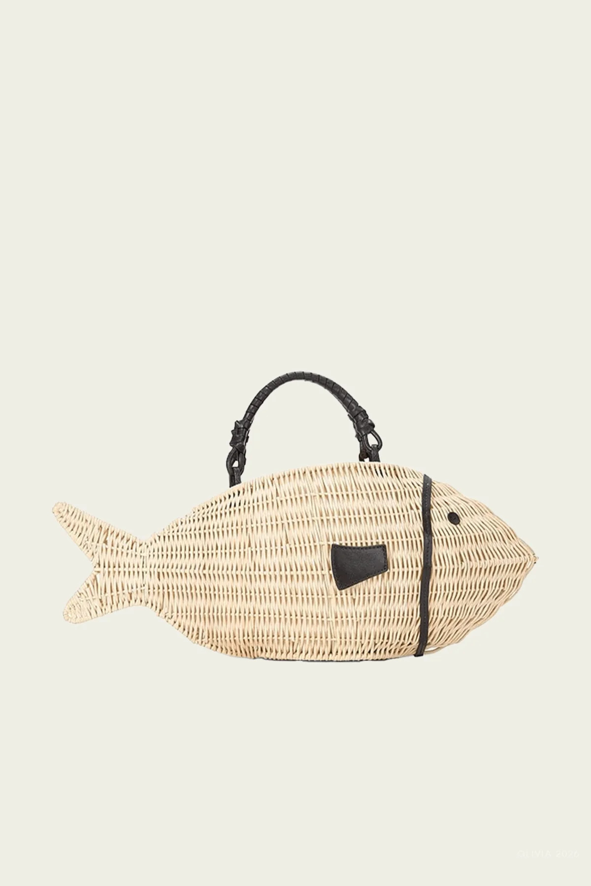 Cleo Fish Bag in Natural | Shop Olivia