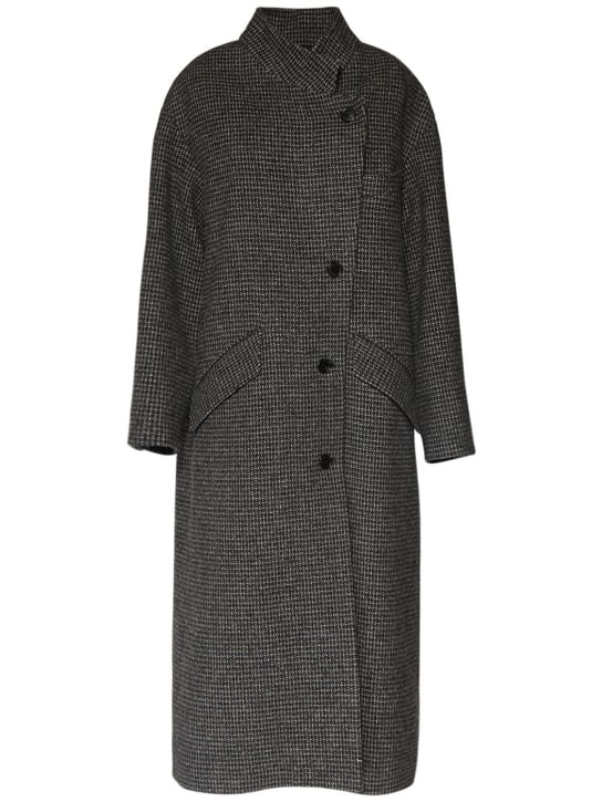 Sabine wool long coat - Marant Etoile - Women | Luisaviaroma | Luisaviaroma
