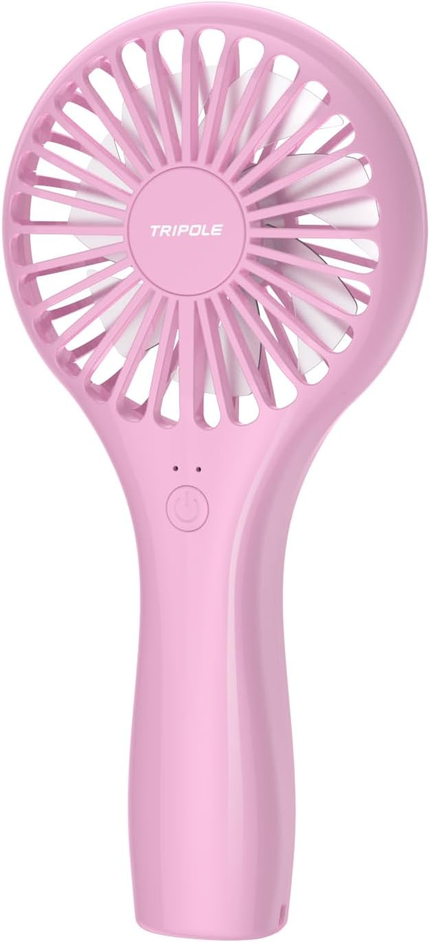 TriPole Handheld Mini Fan Battery Operated Small Personal Portable Fan Speed Adjustable USB Recha... | Amazon (US)