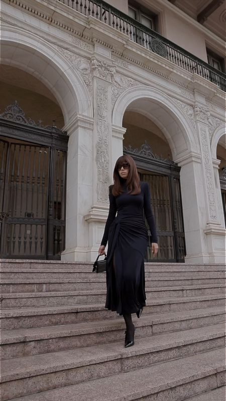 I’ve got the blues... obsessed with this perfectly draped @cinqasept Johnson dress via @saks #saks #sakspartner

Entire look linked below + other evening staples I am loving at the moment 

#LTKshoecrush #LTKstyletip #LTKworkwear