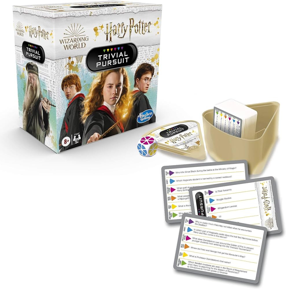 Hasbro Gaming Trivial Pursuit: Wizarding World Harry Potter Edition Compact Trivia Game, 2+ Playe... | Amazon (US)