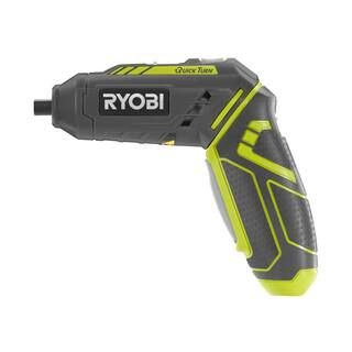 RYOBI 4-Volt QuickTurn Lithium-Ion Cordless 1/4 in. Hex Screwdriver Kit-HP44L - The Home Depot | The Home Depot