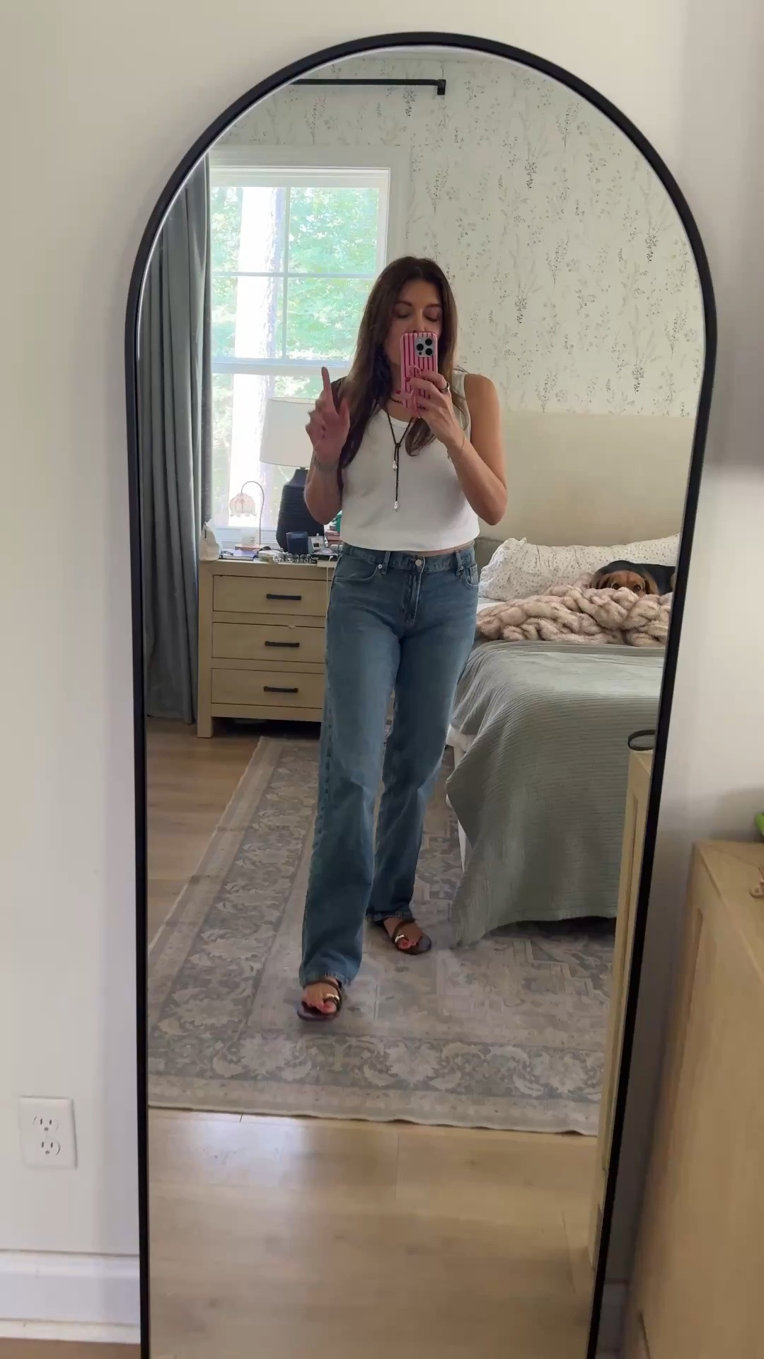 40% off my new low rise jeans from Gap! I’m 5’7” in a size 27 tall.

#LTKOver40 #LTKSaleAlert #LTKTall