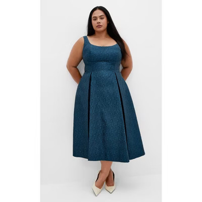 CITY CHIC | Estella Dress - emerald | 14W | Target