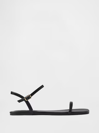 Vegan-Leather Strappy Sandals | Gap Factory