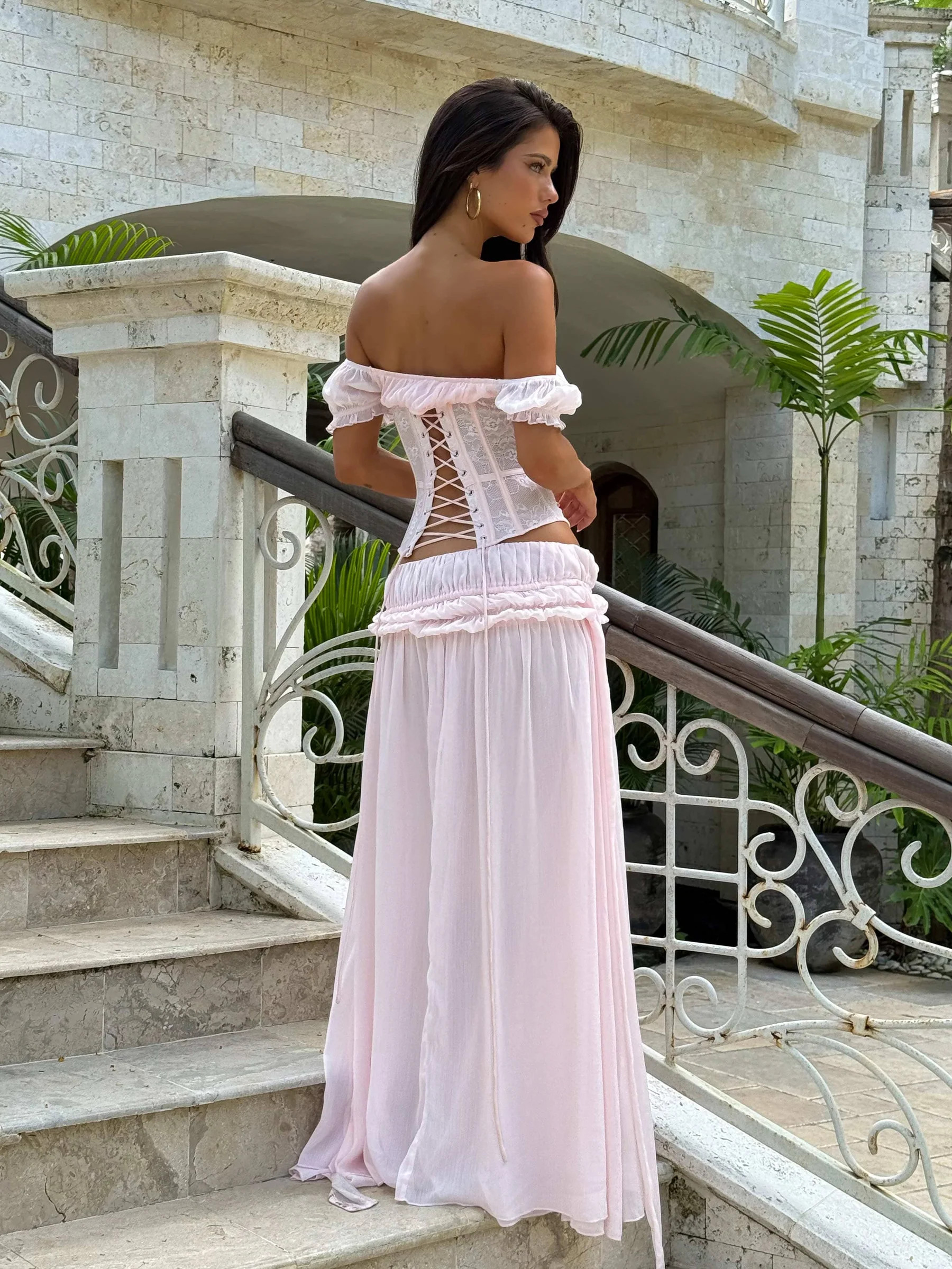 LUBELA CORSET TOP BLUSH | Outcast (US & UK)