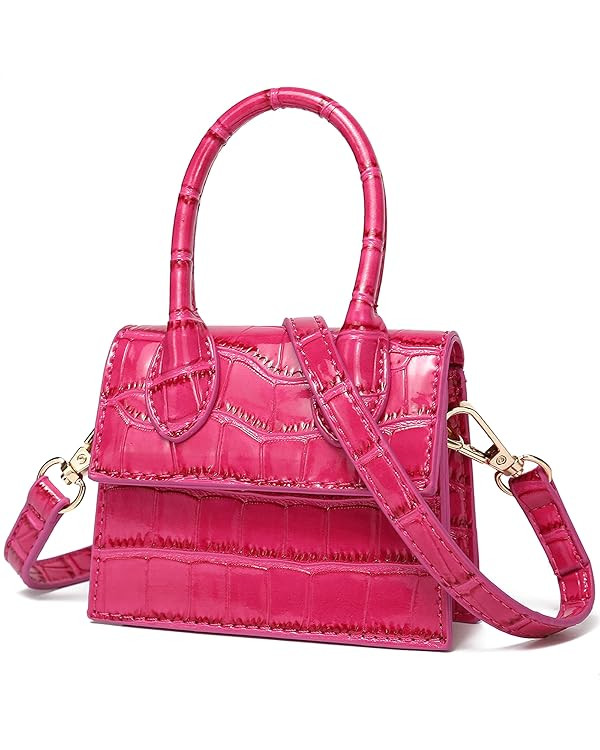 CATMICOO Mini Purse for Women, Mini Bag with Crocodile Pattern | Amazon (US)