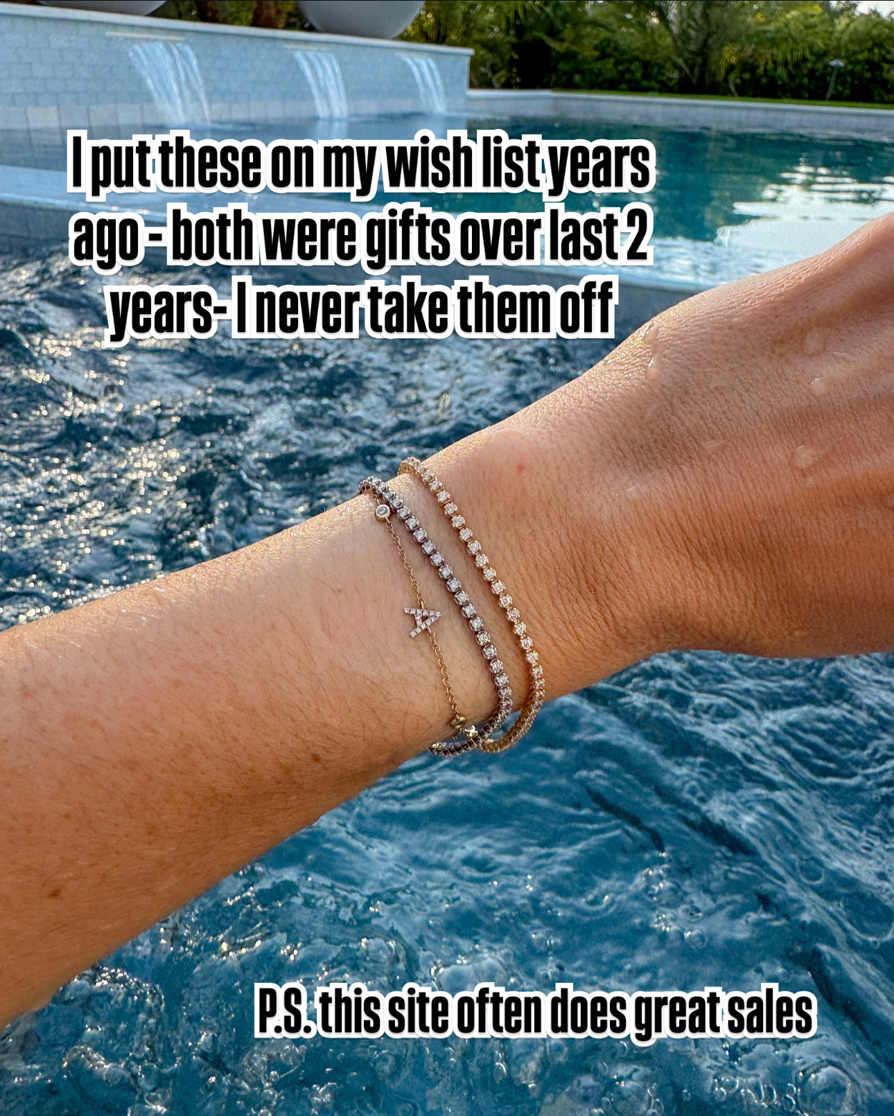 Women's fashion letter jewelry bracelets elevated everyday accessories Annabrstyle 

#LTKWorkwear #LTKOver40 #LTKSeasonal