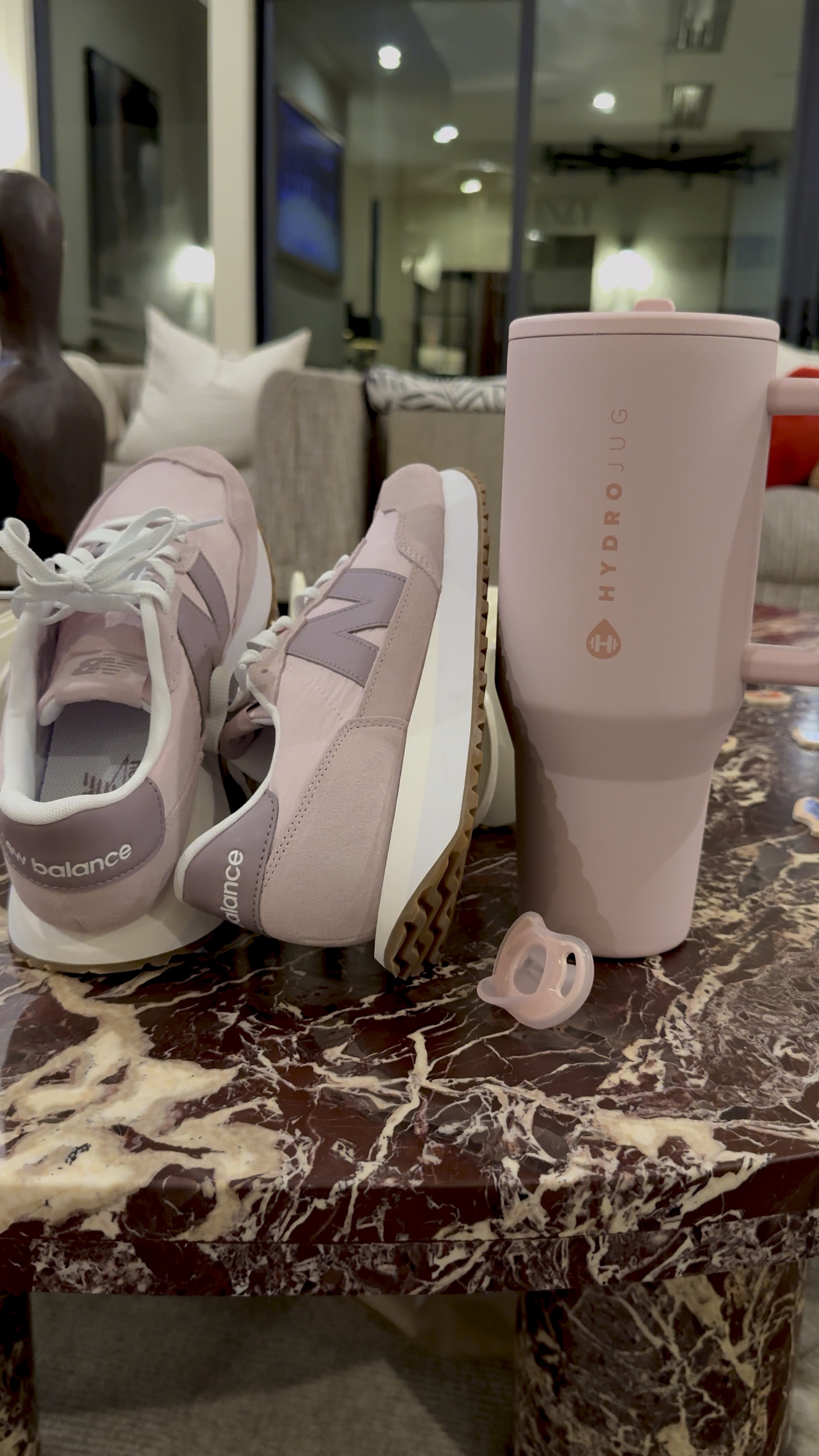 Can’t stop with the blush pink! Pink New Balance sneakers, pink Hydrojug, pink paci🌸

#LTKBaby #LTKShoeCrush #LTKWatchNow
