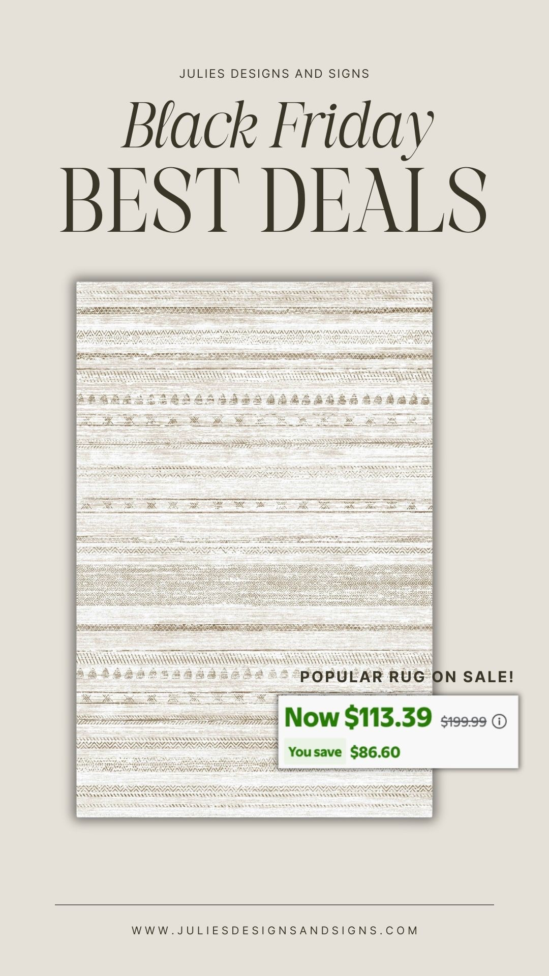 Walmart rug on sale for Black Friday! 

#LTKHome #LTKCyberWeek #LTKGiftGuide