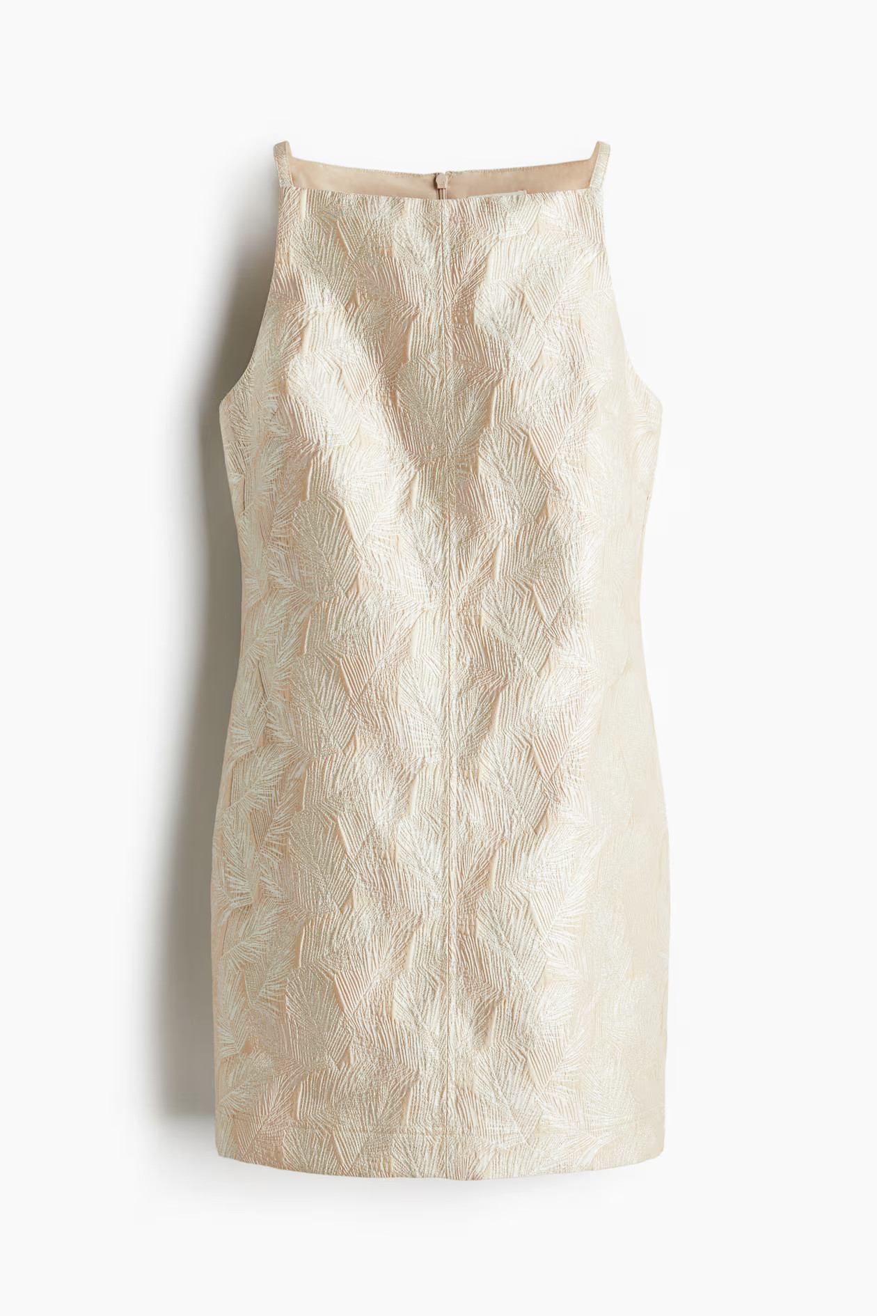 Minikleid aus Brokat - Hellbeige - Ladies | H&M AT | H&M (DE, AT, CH, NL, FI)