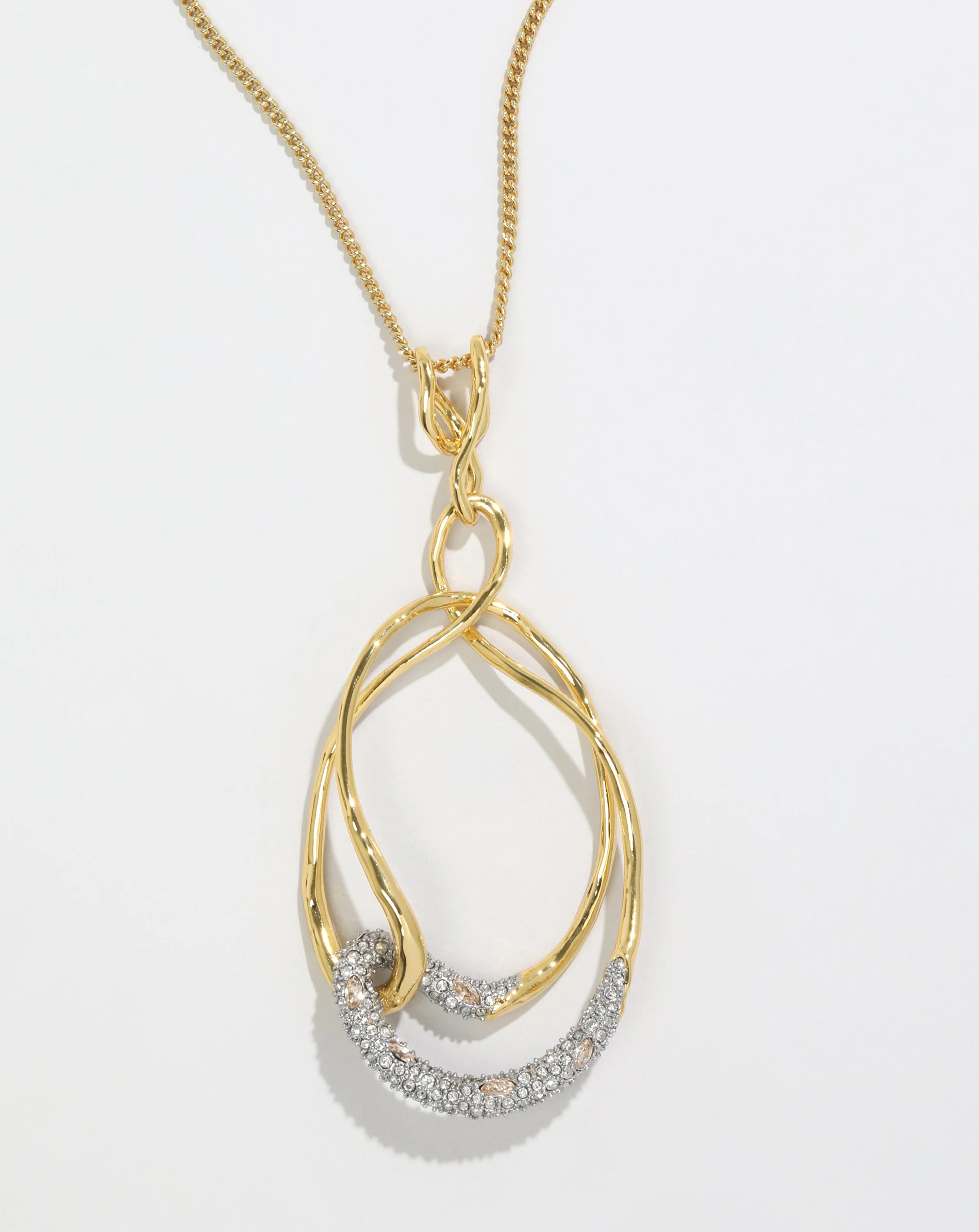 Solanales Long Orbiting Pendant Necklace | ALEXIS BITTAR | Alexis Bittar