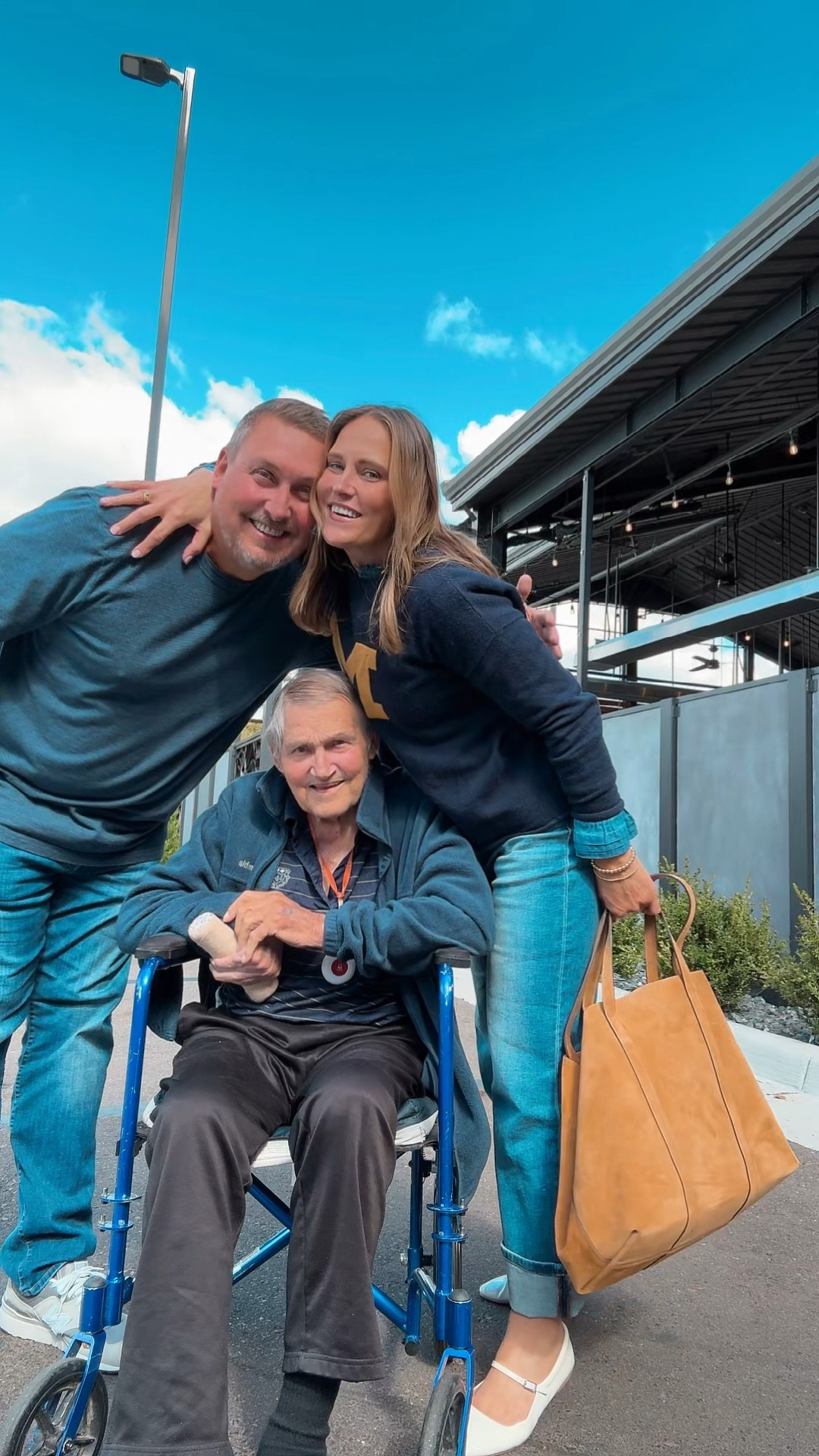 Special guest ootd!  Love these two guys!!  Hopefully we can convince him to start a big and tall channel!  
For sweater go to @newportknits

#LTKVideo #LTKFamily #LTKOver40