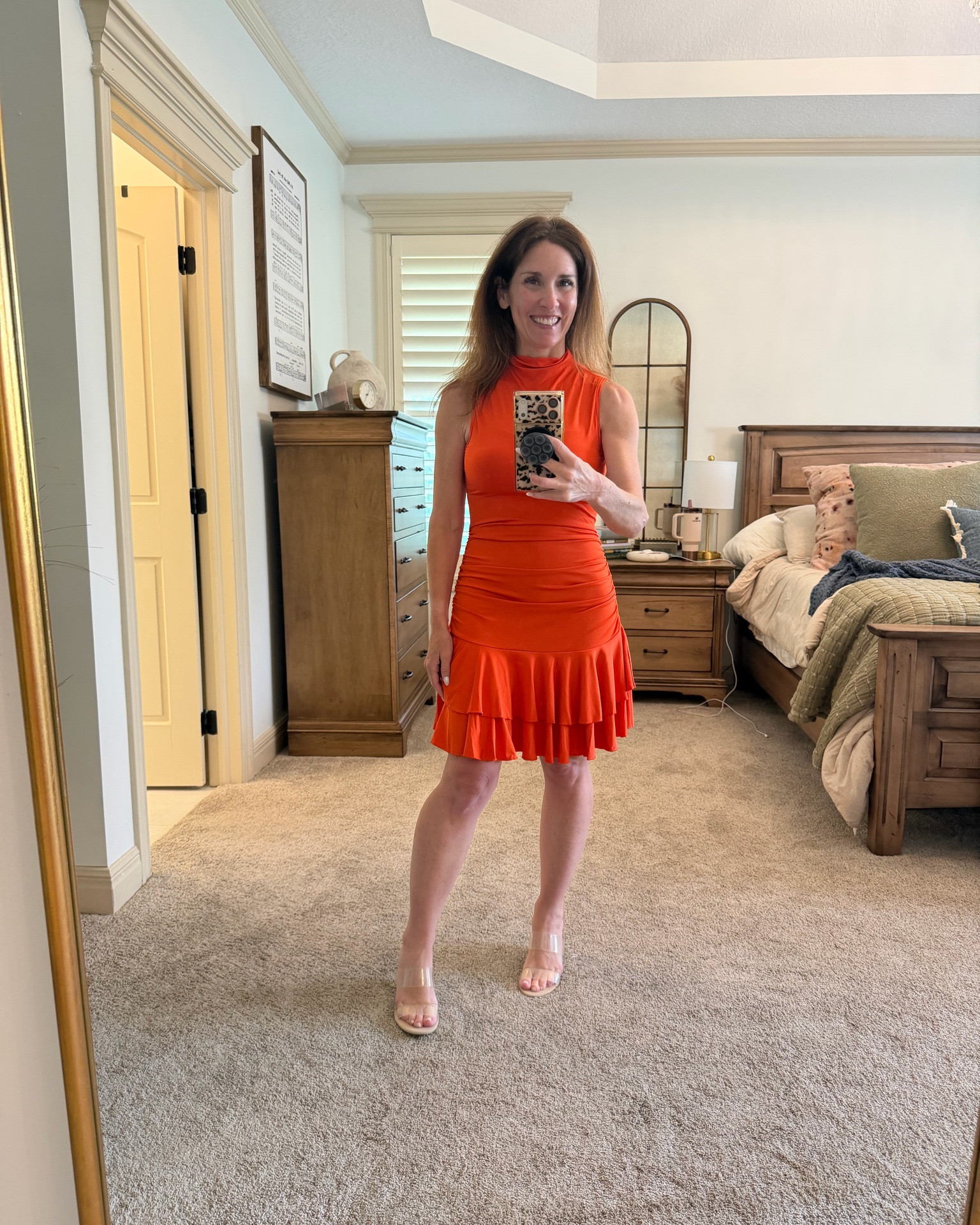 A bold color has a way of making you stand a little taller. ❤️

This ruffle dress is one of those pieces that does all the work for you. It’s flattering, comfortable, and perfect for everything from a date night to a wedding, holiday party, or special event.

Sometimes all you need is one statement piece, a great pair of heels, and you’re ready to go.

I’ve linked this look in my LTK if you’d like to shop it! 🤍

Now I have to know…
❤️ Would you wear red?
✨ All the time
💕 For special occasions
🙈 I usually stick to neutrals

Tell me in the comments! 👇

#LTKStyle #LTKFinds #RedDress #DateNightStyle #WeddingGuestDress #PetiteFashion #SummerStyle #ClassicStyle #OOTD #EffortlessFashion

#LTKootd #LTKOver40 #LTKPetite