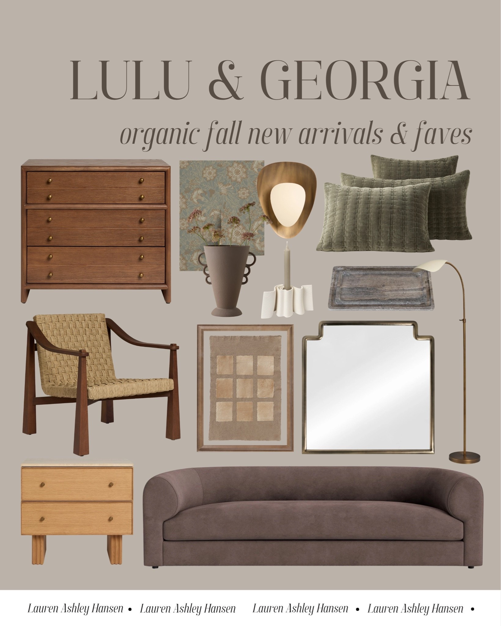 Organic new fall arrivals I’m loving! The prettiest Lulu & Georgia finds that provide modern lines with warm tones and cozy finishes. A beautiful mix of elevated and lived in.

#LTKHome