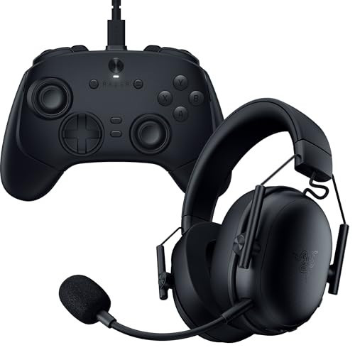 Razer PC Bundle: Wolverine V3 Tournament Edition 8K Wired Gaming Controller + BlackShark V3 X HyperSpeed Wireless Gaming Headset: Black | Amazon (US)