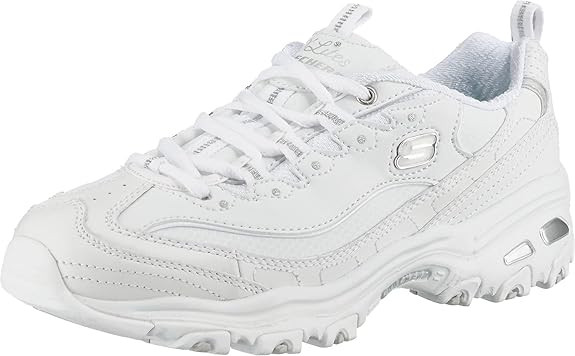 Skechers Women's D'Lites Fresh Start Memory Foam Lace-up Sneaker Fashion | Amazon (US)