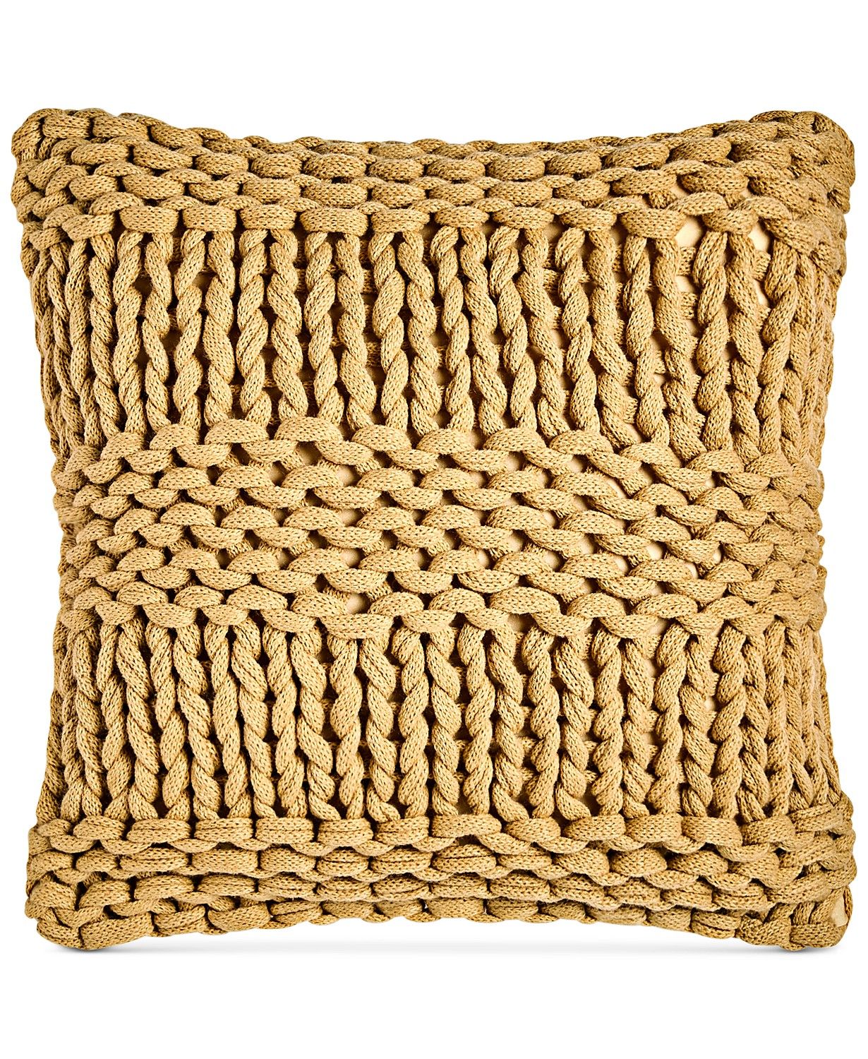 Oake Chunky Knit Decorative Pillow, 18 | Macys (US)