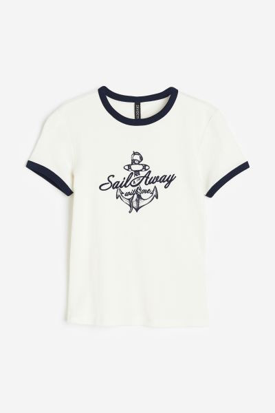 Fitted Cotton Top | H&M (US + CA)