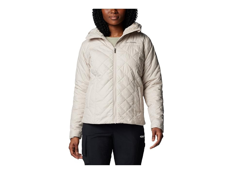 Columbia Copper Cresttm II Hooded Jacket Women's Clothing Dark Stone: XS | Zappos