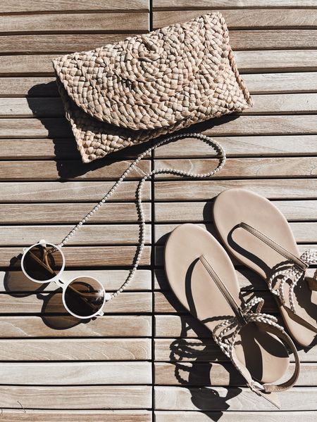 Warm weather vacation accessories, clutch, sunglasses, Amazon sandals, StylinByAylin 

#LTKSeasonal #LTKstyletip #LTKunder100