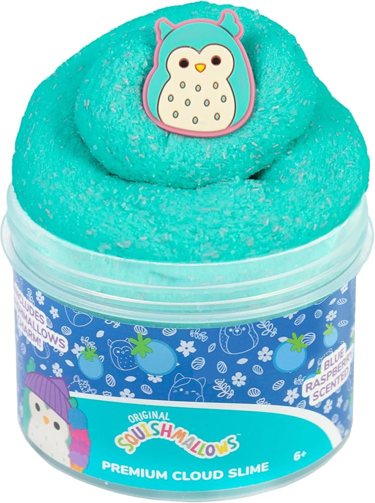 Original Squishmallows Winston The Owl Premium Scented Slime, Blue Raspberry Scented, 8 oz. Slime... | Amazon (US)