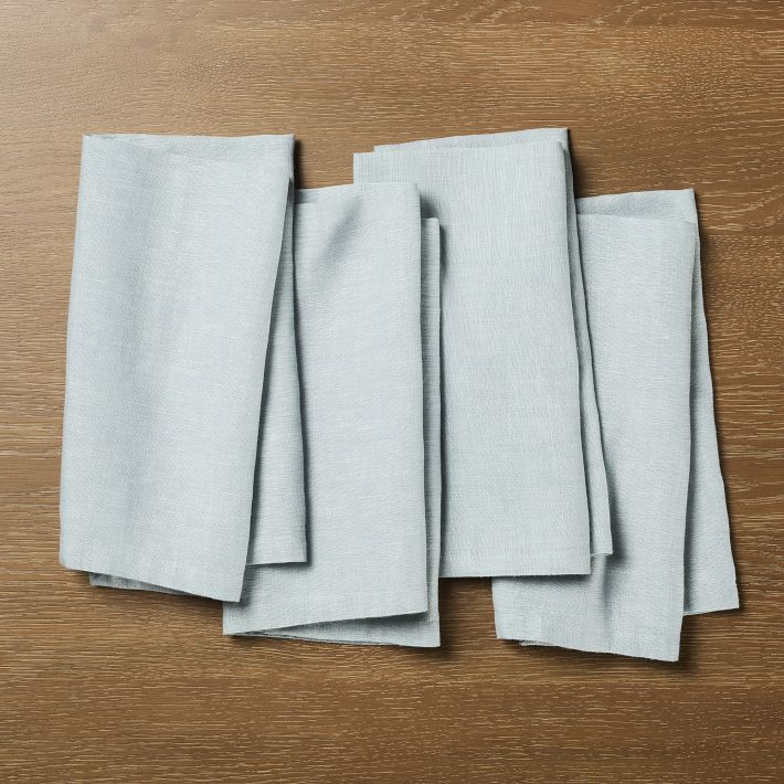 European Flax Linen 20" x 20" Napkin Set | West Elm (US)