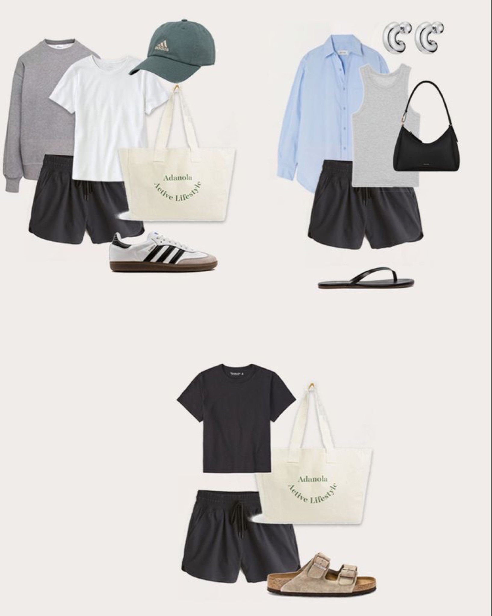 Summer capsule wardrobe essentials: pull-on shorts. Nothing keeps you cool in the summer like sporty pull-on shorts. Here’s a few outfit ideas to get you started!

#LTKstyletip #LTKunder50 #LTKSeasonal