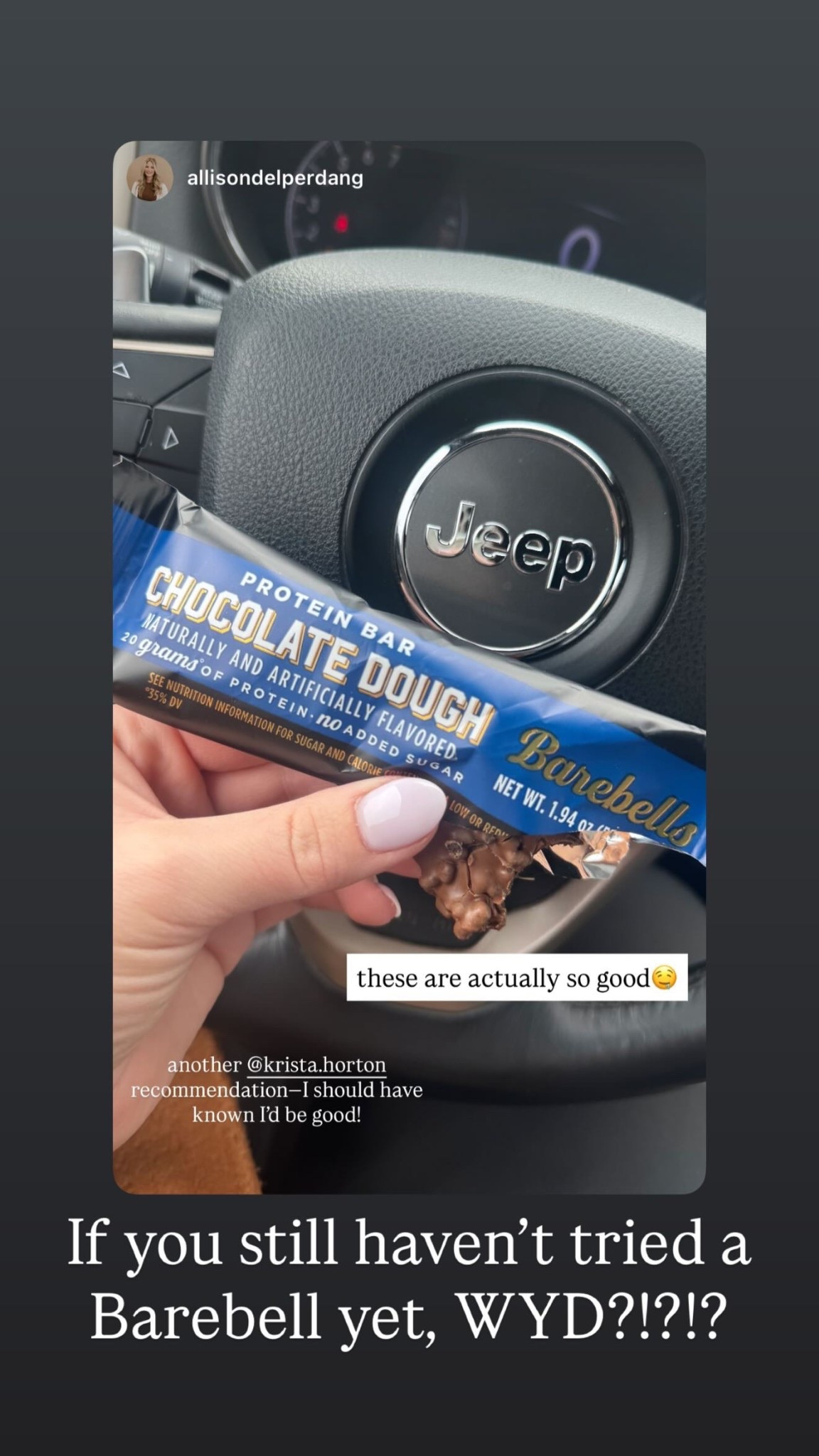 If you still haven’t tried a Barebell yet, WYD?!?!?