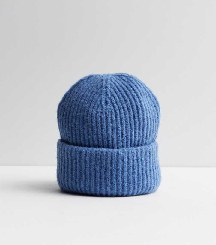 Blue Ribbed Knit Chunky Beanie
						
						Add to Saved Items
						Remove from Saved Items | New Look (UK)